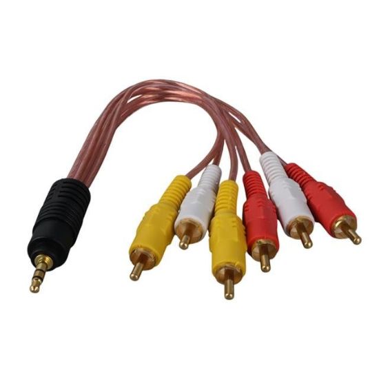 POWERMASTER 3.5 MM STEREO ERKEK / 6 RCA ERKEK 5+1 KABLO resmi