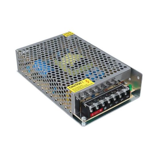 POWERMASTER PM-14056 12 VOLT - 10 AMPER - 120 WATT METAL KASA ADAPTÖR resmi