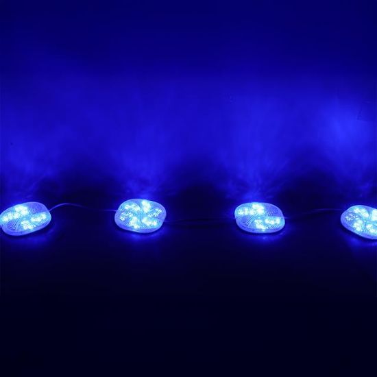 PowerMaster PM-14698 12 Volt 3 Watt Mavi Yanıp Sönen Çakar 6565-2835 Modül Led 65x65x12mm resmi