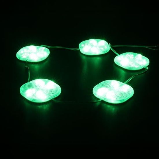 PowerMaster PM-14699 12 Volt 3 Watt Yeşil Yanıp Sönen Çakar 6565-2835 Modül Led 65x65x12mm resmi