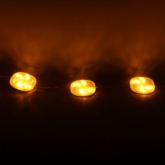 PowerMaster PM-14700 12 Volt 3 Watt Sarı Yanıp Sönen Çakar 6565-2835 Modül Led 65x65x12mm resmi