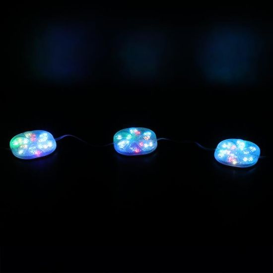 PowerMaster PM-14702 12 Volt 3 Watt RGB Yanıp Sönen Çakar 6565-2835 Modül Led 65x65x12mm resmi