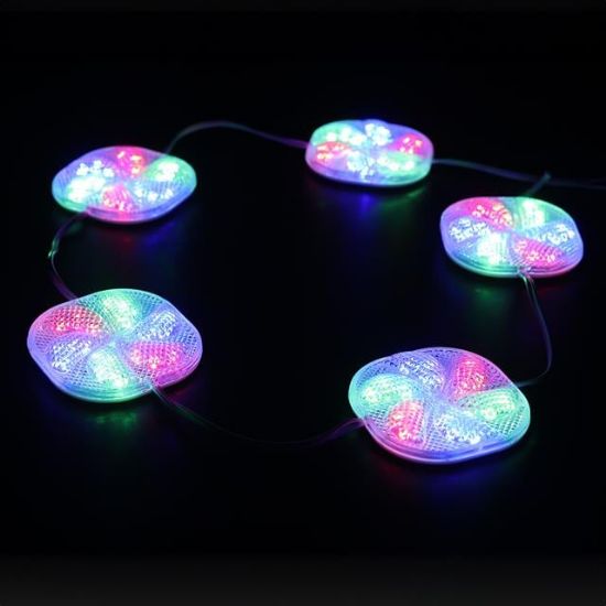 PowerMaster PM-14703 12 Volt 3 Watt Karışık (R+G+B) Yanıp Sönen Çakar 6565-2835 Modül Led 65x65x12mm resmi