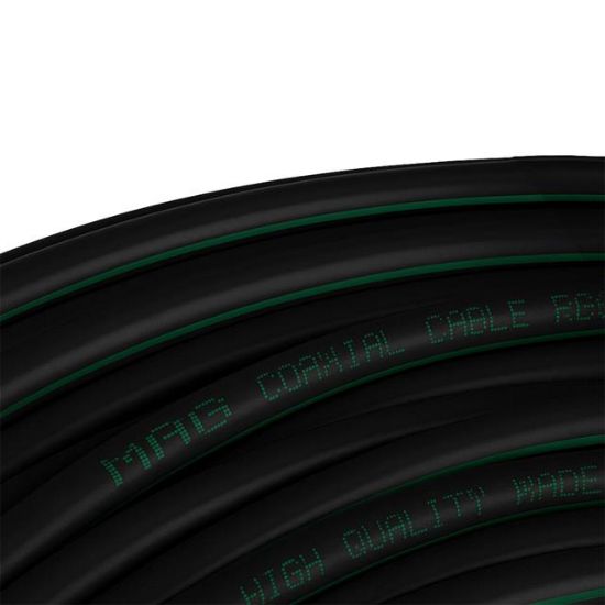 MAG RG6/U6 BAKIR CU/CU 80 TEL YEŞİL ANTEN KABLOSU (100 METRE) resmi