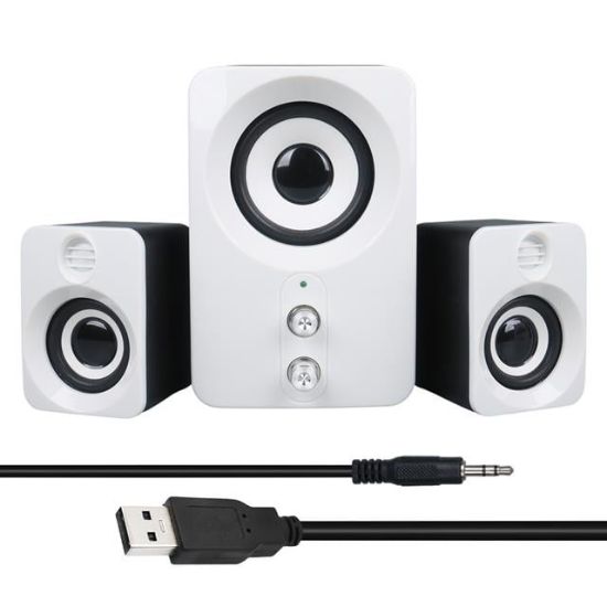 MAGICVOICE FT-10 2+1 USB MİNİ HOPARLÖR (3W+3W+3W*4 OHM) resmi