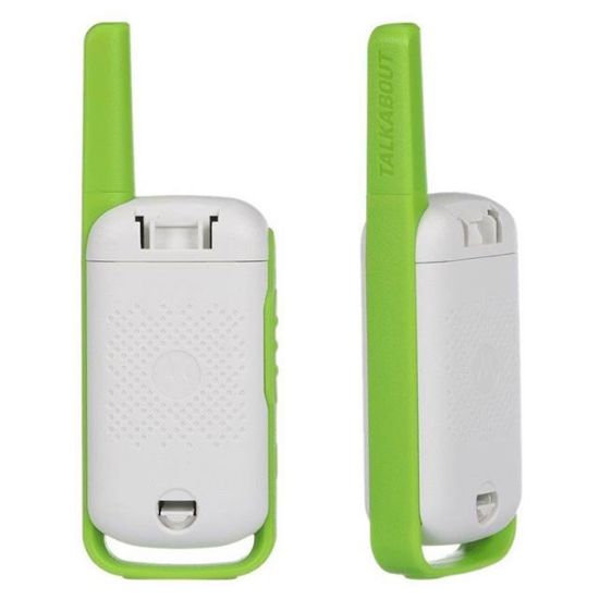 MOTOROLA TLKR-T42 KIRMIZI PMR EL TELSİZİ 2Lİ PAKET (4 KM)(3 ADET İNCE PİL) resmi