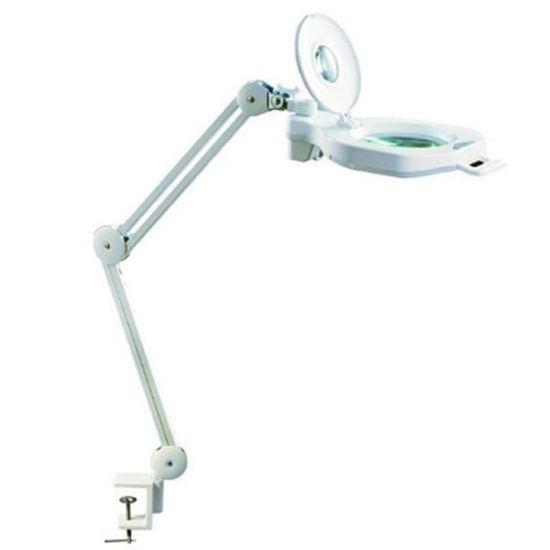 Class 138Mm Lens Mercekli 81+1 Ledli 5 Diopter Büyüteç Akrobat Masa Lambası MG-2815 resmi