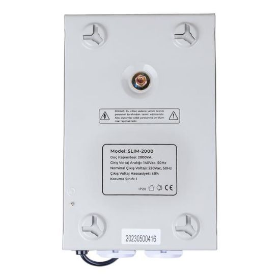 POWERMASTER SLIM-2000 OTOMATİK 2000 WATT KOMBİ VOLTAJ REGÜLATÖRÜ resmi