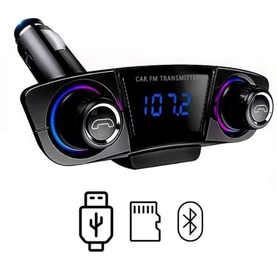 PowerMaster PM-22010 Bluetooth - SD Hafıza Kartı - Aux - Flash Bellek FM Transmitter resmi