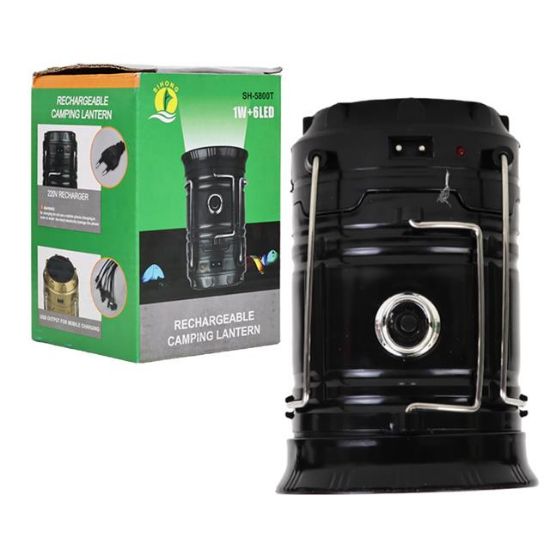 Powermaster Solar Şarjlı Kamp Lambası Sh-5800t 1w 6led resmi