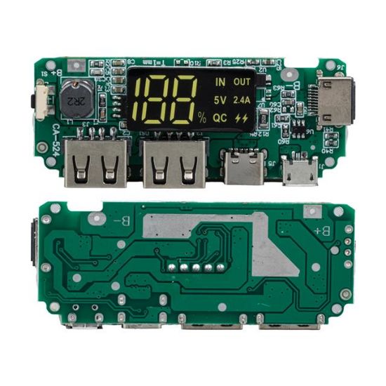 Weko WK-22852 Lityum Pil Powerbank Şarj Modülü Dijital Ekranlı Üç Port 5V-2.4A resmi