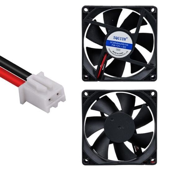 PowerMaster PM-23508 Fırçasız DC Fan 80x80x25mm 12 Volt 2 Pin resmi