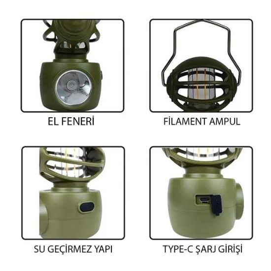 POWERMASTER LF-3328B 30 WATT KAMP LAMBASI resmi