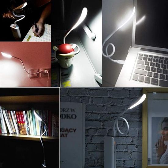 PowerMaster PM-24560 14 Ledli Beyaz Esnek Usb Led Lamba 3 Kademeli resmi