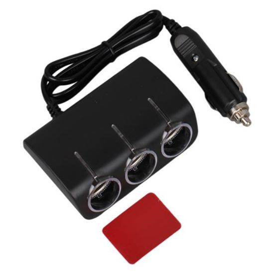 Olesson 1521 12-24V 120W 80 CM Kablolu 3'LÜ Araç Çakmak Çoklayıcı resmi