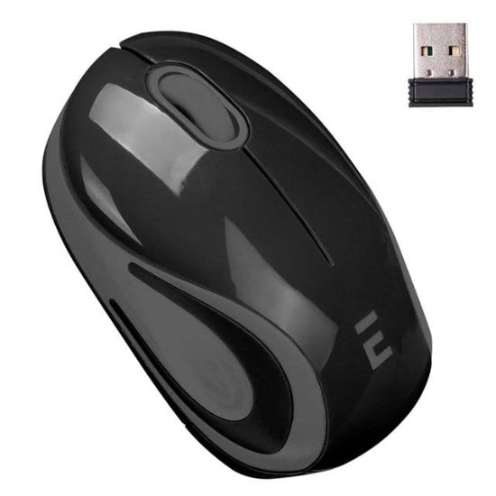EVEREST SMW-555 USB SİYAH 2.4GHZ 1200 DPI OPTİK KABLOSUZ MOUSE resmi