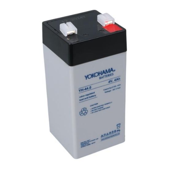 YOKOHAMA YH-44.0 4 VOLT - 4 AMPER DİK KURU AKÜ (46 X 46 X 100 MM) resmi