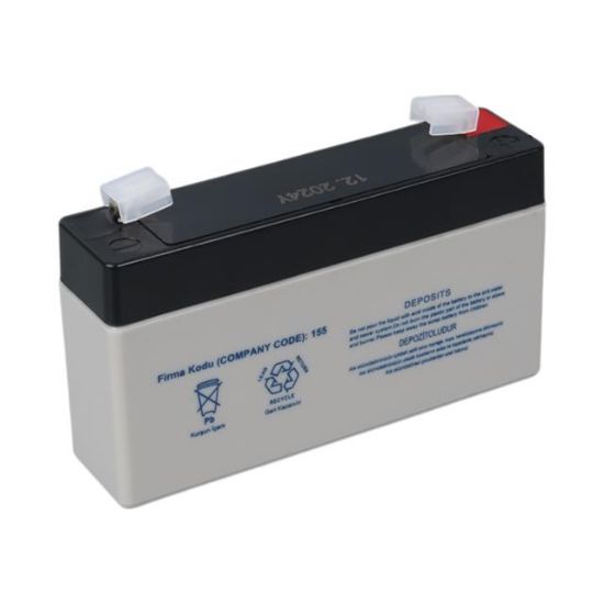 YOKOHAMA YH-61.3 6 VOLT - 1.3 AMPER AKÜ (98 X 25 X 52 MM) resmi