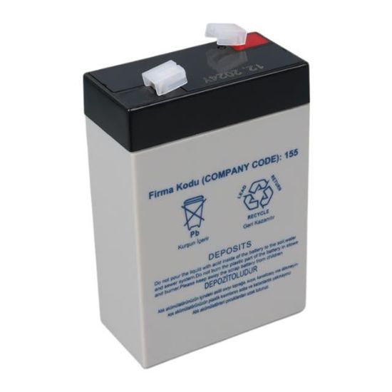 YOKOHAMA YH-62.3 6 VOLT - 2.3 AMPER AKÜ (101 X 66 X 33 MM) resmi