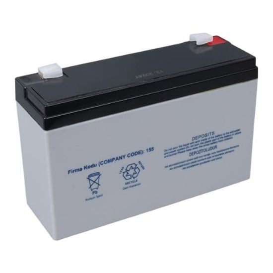 YOKOHAMA YH-612 6 VOLT - 12 AMPER KURU AKÜ (150 X 50 X 94 MM) resmi