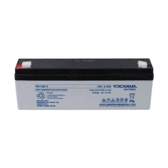 YOKOHAMA YH-122.3 12 VOLT - 2.3 AMPER YATIK UZUN AKÜ (176 X 61 X 33 MM) resmi