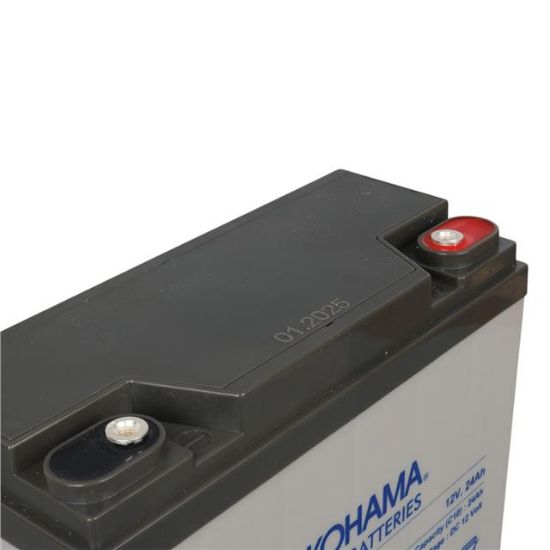 YOKOHAMA YH-1224 12 VOLT - 24 AMPER ELEKTRİKLİ BİSİKLET AKÜSÜ (180 X 76 X 167 MM) resmi