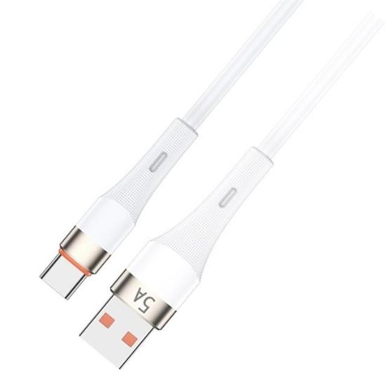 Powerway HC05 Örgülü 5 Amper USB TO Type- C 1 Metre Şarj Data Kablosu resmi