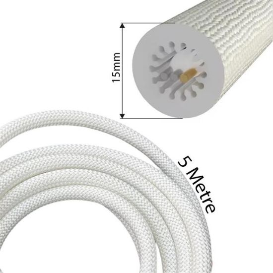 PowerMaster PM-26417 Animasyonlu Bluetooth Neon RGB Kumaş Örgülü Hortum Led 5 Metre 201 Modlu resmi