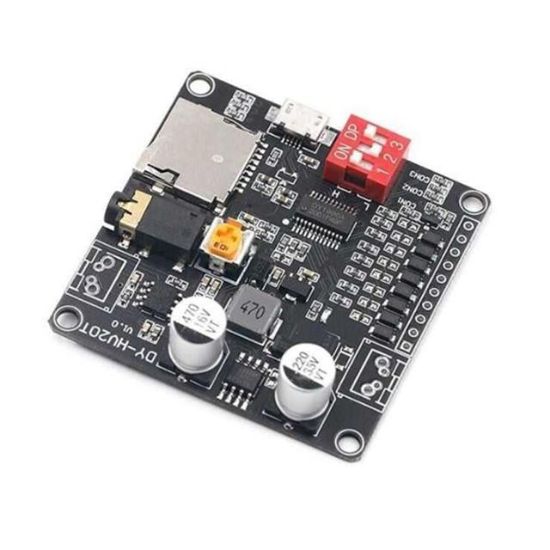 MagicVoice DY-HV20T MP3/WAV SD-AUX Ses Çalma ve Amfi Modülü (DC 6-35V, 20W) resmi