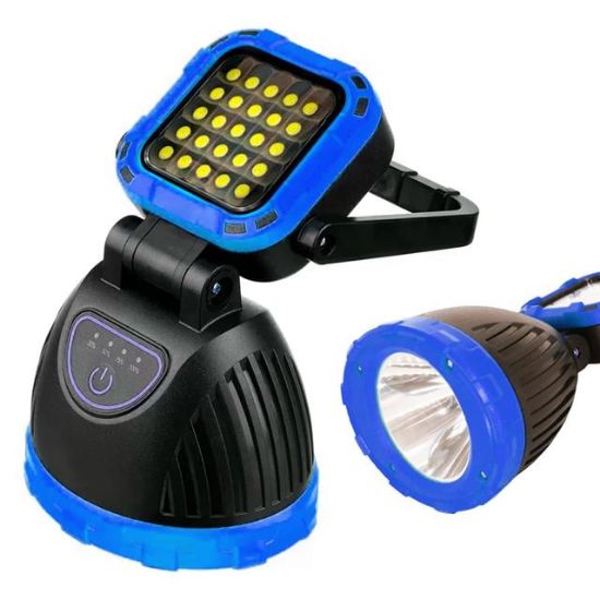 PowerMaster PM-8033B 6 Modlu EL Feneri Ve Işıldak Acil Durum Lambası 25 Cob Ledli Solar Şarjlı resmi