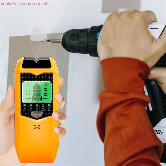 Powermaster PM-26593 Profesyonel 5in1 Lcd Ekranlı Çok Fonksiyonlu Saplama Bulucu Duvar Dedektörü resmi