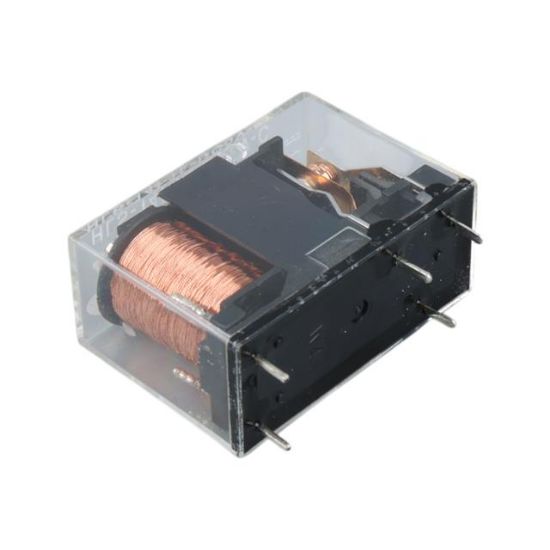 5 VOLT RÖLE TEK KONTAK ŞEFFAF 5 BACAK 10A resmi