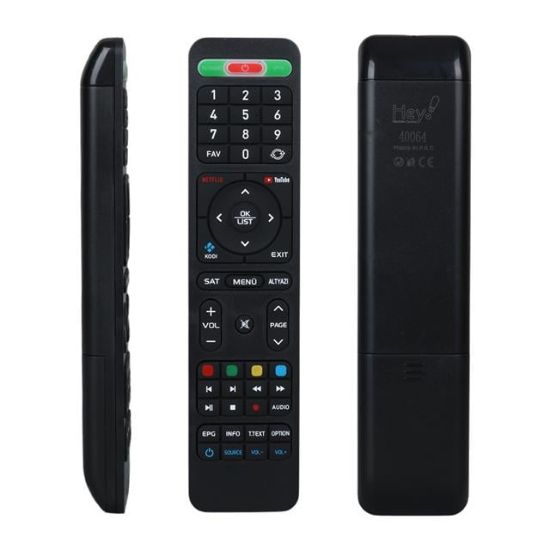 Hey Hiremco Turbo 4K Netflix Youtube Tuşlu HD Uydu Kumandası resmi