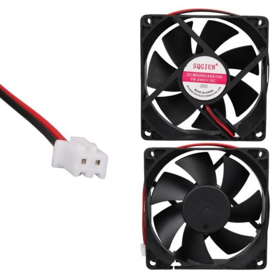 POWERMASTER 80X80X25 MM 8X8 24 VOLT FAN resmi