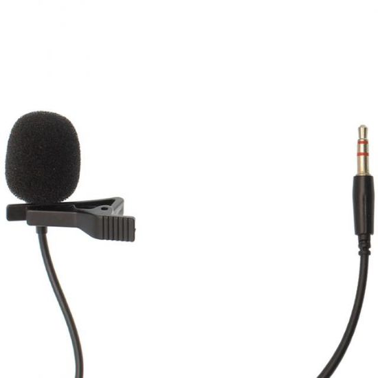 HELLO HL-5344 3.5 MM 3 BOĞUMLU AUX KABLOLU YOUTUBER YAKA MİKROFONU resmi