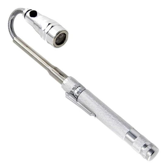 Powermaster MX-2808 Mıknatıslı 360 Derece Döner Başlıklı 3 Ledli Beyaz Işık El Feneri  resmi