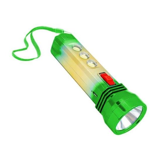 POWERMASTER TB33 PLASTİK 1+3 LEDLİ ŞARJLI EL FENERİ resmi
