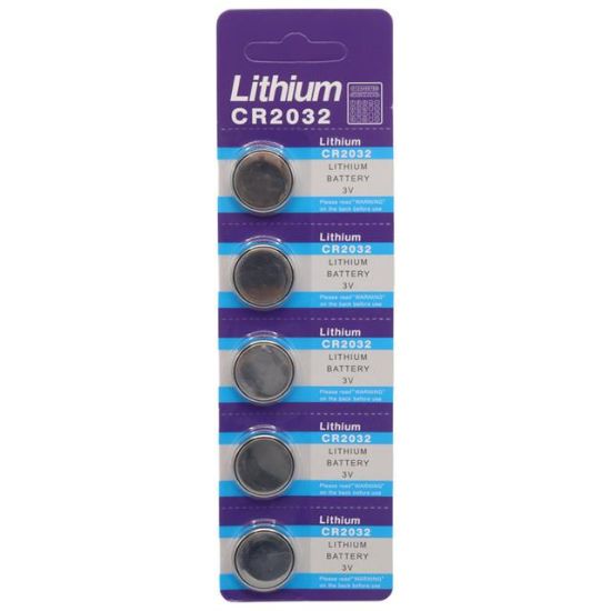 POWERMASTER HUANQIU CR2032 3 VOLT LİTYUM PARA PİL (5Lİ PAKET) resmi