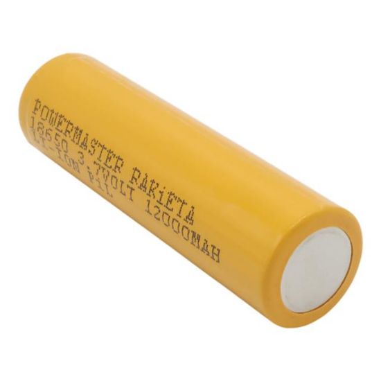 POWERMASTER RAKİETA 18650 3.7 VOLT 12000 MAH LI-ION PİL TEKLİ resmi