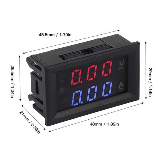 POWERMASTER IC278B DİJİTAL VOLT-AMPERMETRE DC 0-100V 0-10A resmi