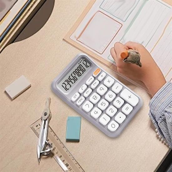 POWERMASTER PM-25411 MOR 12 HANELİ HESAP MAKİNESİ resmi