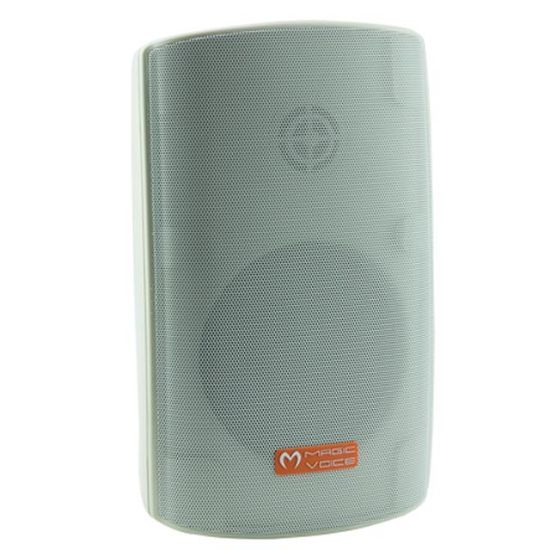 MAGICVOICE MV-38 11 CM 50 WATT 2Lİ TAKIM BEYAZ TRAFOLU SÜTUN HOPARLÖR resmi