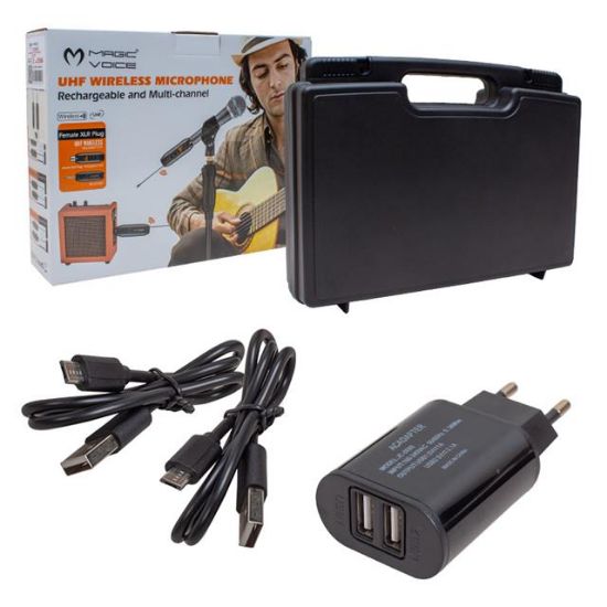 MAGICVOICE MV-19586 UHF GİTAR TİP KABLOSUZ MİKROFON (GENEL ENSTRÜMANLAR İÇİN) resmi