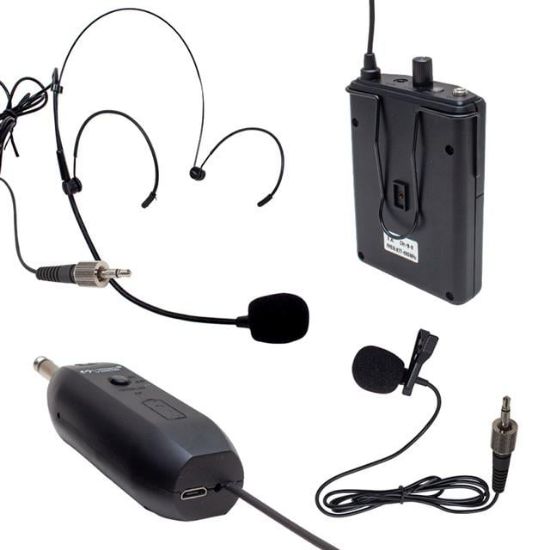 MAGICVOICE MV-19599 UHF KABLOSUZ YAKA MİKROFON resmi