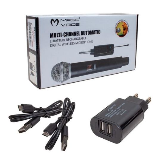 MAGICVOICE MV-19599 UHF KABLOSUZ YAKA MİKROFON resmi