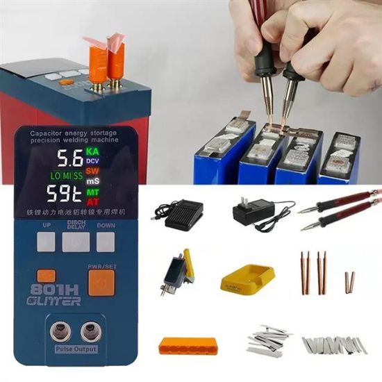 Glitter 801H Şarjlı Pil Punto Kaynak Makinesi resmi