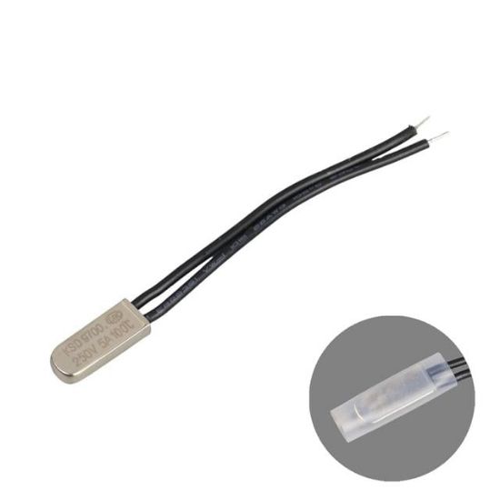 100 C TERMİK FUSE KABLOLU METAL 5A (IC-270) resmi