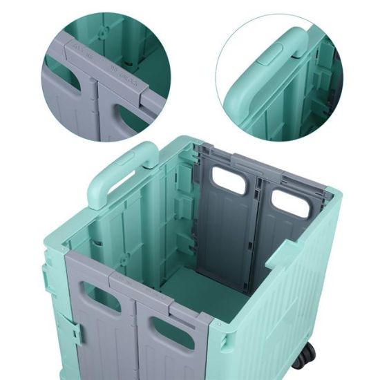 Sunup SN-26966 Katlanabilir Market Pazar Kamp Tekerlekli Alışveriş Arabası 60KG Kapasiteli resmi