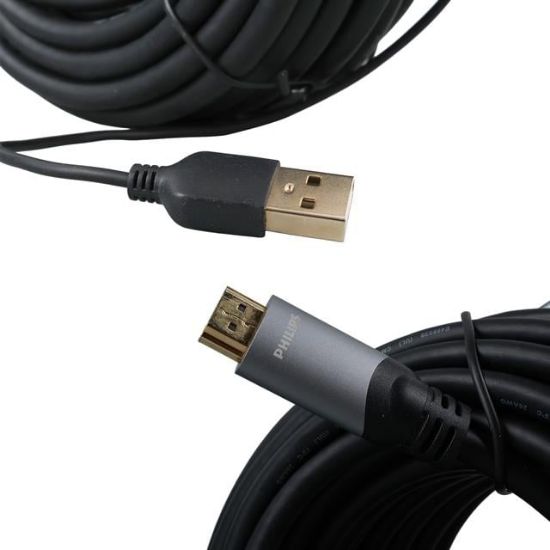 PHILIPS SWL6122B/93 15 METRE 4K 60 HZ USB GÜÇ KABLOLU HDMI KABLO resmi