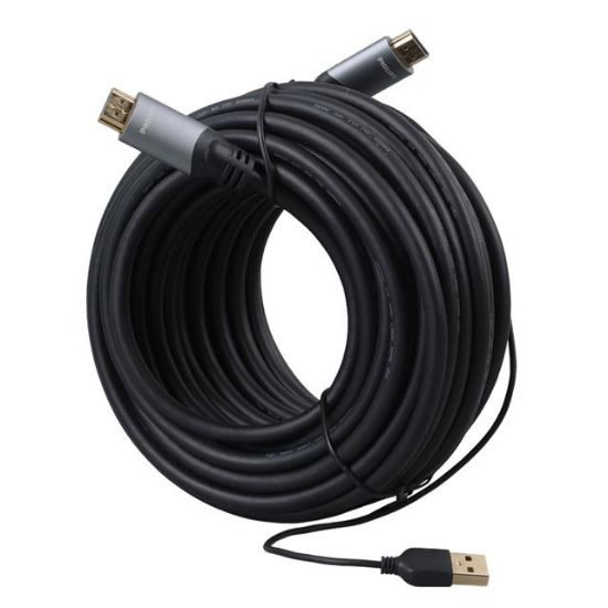 PHILIPS SWL6122B/93 15 METRE 4K 60 HZ USB GÜÇ KABLOLU HDMI KABLO resmi